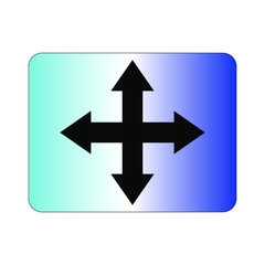 Fototapete - black arrows on background