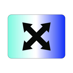 Fototapete - black arrows on background