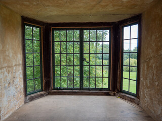 old wooden window