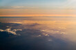© Angela Lumsden/Stocksy - Sunset somewhere over Tasmania, aerial view