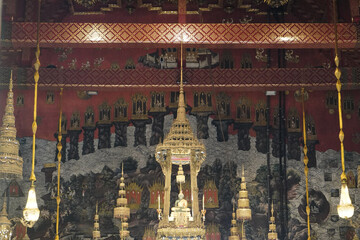 Wall Mural - buddhist temple in bangkok