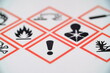 © Canaan - WHMIS 2015 SYMBOLS WORKPLACE HAZARDOUS MATERIAL INFORMATION SYSTEM. EXCLAMATION MARK FOCUSED SYMBOL. FOR INDICATORS AND FOR EMPLOYEE AND EMPLOYER. TOXIC MATERIAL. MAY CAUSE LESS SERIOUS HEALTH EFFECTS