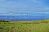 Fototapeta Storczyk - Rapa Nui. The view on Pacific ocean on Easter Island, Chile