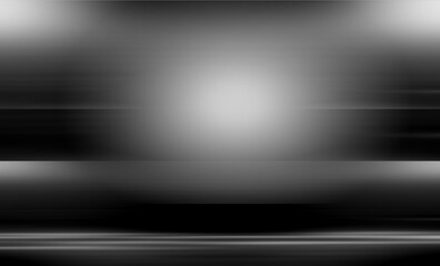Poster - Abstract black dark gradient luxury background white light, layout design, web template, radial effect blurred, used for background wallpaper studio empty room and display you.