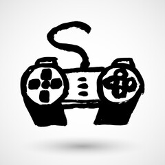 Gamepad grunge icon