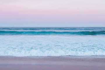 waves on the beach