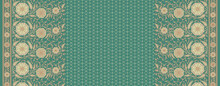 Kashmir Shawl Traditional Silk Design Pattern Background