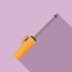 Poster - Gasoline kitchen tool icon. Flat illustration of gasoline kitchen tool vector icon for web design