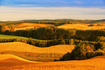 Wall Mural - A beautiful landscape of the hills