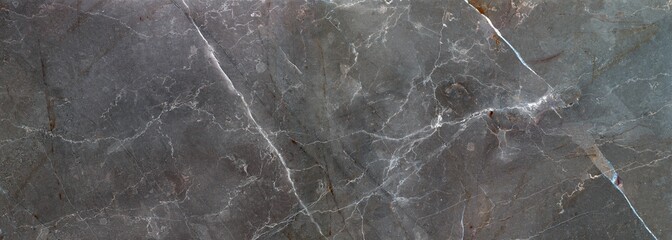 Sticker - Marble texture background.dark color marble texture, black stone marble background