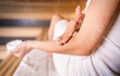 © leszekglasner - Scrub skin treatment while relax in spa