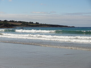 Poster - Plage de Plougasnou, Finistère, Bretagne, France