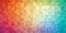 Abstract Geometric Polygon Background Wallpaper. Triangle Shape Low Polly Pattern