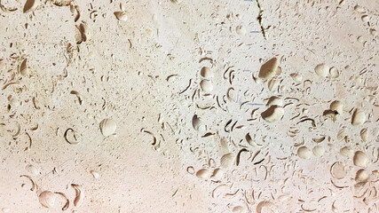 Yellow stone. Stone texture. Antique shell rock exterior wall. Close-up of building blocks.