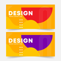 Wall Mural - Yellow abstract poster. Flyer design. Modern banner, Email ad newsletter layouts. Vector illustration