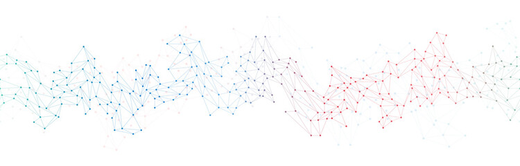 futuristic network connection technology background