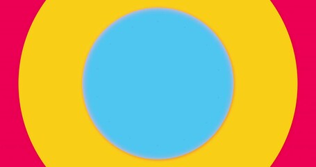 colorful bright abstract circle screen loader or loopless motion design for intro or translation. 4k