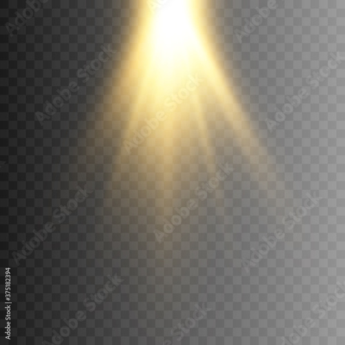 Fotomural This illustration depicts light, lighting