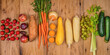 © SKC/Stocksy - A Healthy Rainbow of Fresh Organic Fruit and Vegetables