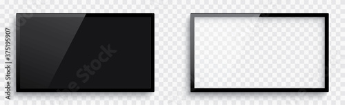 Photographie Realistic 3D blank TV screen