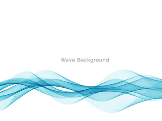 Blue wave stylish dymanic background