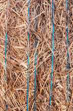 Close-up Of A Bale Of Hay