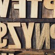 © Greg Schmigel/Stocksy - Vintage wooden letter printing blocks