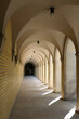 A long portico of arches at the University of Toronto Art Center