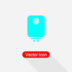 Wall Mural - Boiler Icon, Water Heater Icon, Geyser Icon Vector Illustration Eps10