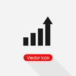 © Mariia Semenova - Business And Income Rise Icon, Bar Chart Icon Vector Illustration Eps10