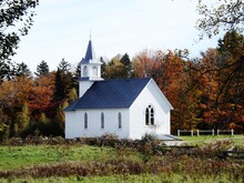 Old Church In Autumn