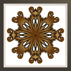  - Colorful abstract graphic background. Tribal ethnic ornament. Scarf design. Frame.
