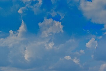 blue sky with clouds
