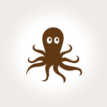 Logo Of Octopus, Octopus Icon Vector