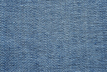 Blue Jeans Cotton Swatch Close Up