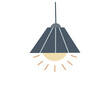 © sabelskaya - Ceiling lamp or hanging light with modern lampshade