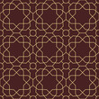 © Fine Art Studio - Seamless background for your designs. Modern golden ornament. Geometric abstract pattern