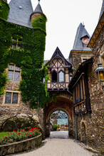 Closeup Shot Of Cochem Streets In Germany