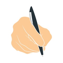 Poster - Hand With Pen Icon