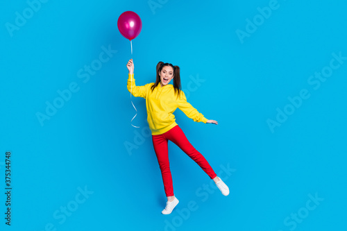 Photographie Full length body size view of nice attractive pretty delighted glad cheerful che