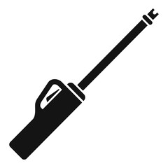 Poster - Gasoline kitchen tool icon. Simple illustration of gasoline kitchen tool vector icon for web design isolated on white background