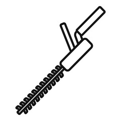 Poster - Brush cutter icon. Outline brush cutter vector icon for web design isolated on white background