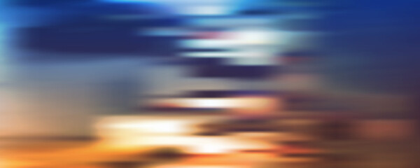 Poster - Abstract Colorful Blurred Header Background Template, Futuristic Poster or Landing Page Background Design - Vector Illustration