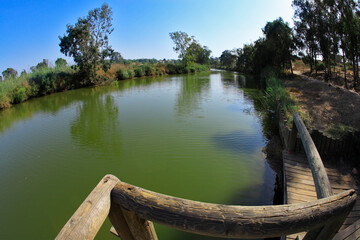 Canvas Print - The silent rural river