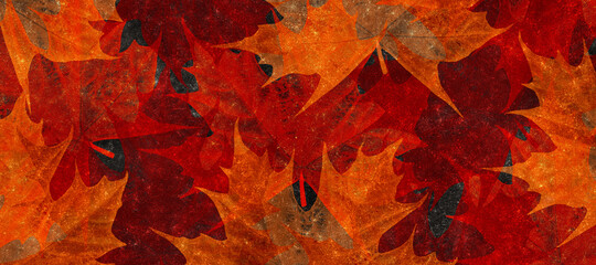 colorful watercolor fall leaves