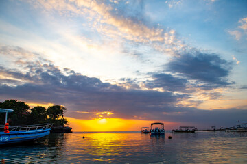 Wall Mural - Sunset in Balinese Islands, Indonesia