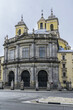 Exterior of the Real Basilica of San Francisco el Grande. Basilica - Roman Catholic Church designed in a Neoclassic style in second half of XVIII century. Madrid, Spain.