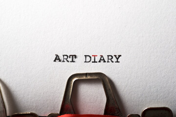 Poster - Art diary tex