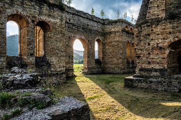 Wall Mural - Ruins of iron smelting plant - Frantiskova Huta, Podbiel, Slovakia