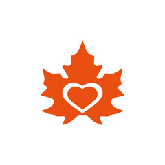 Wall Mural - maple leave graphich design vector